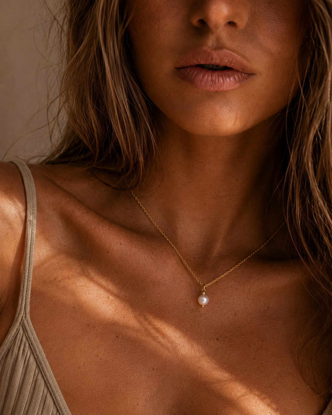 Řetízek Pearl Essence Gold