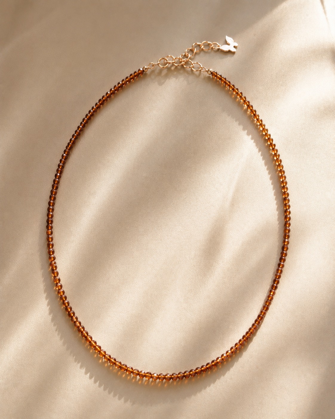 Náhrdelník Hessonite Minimal